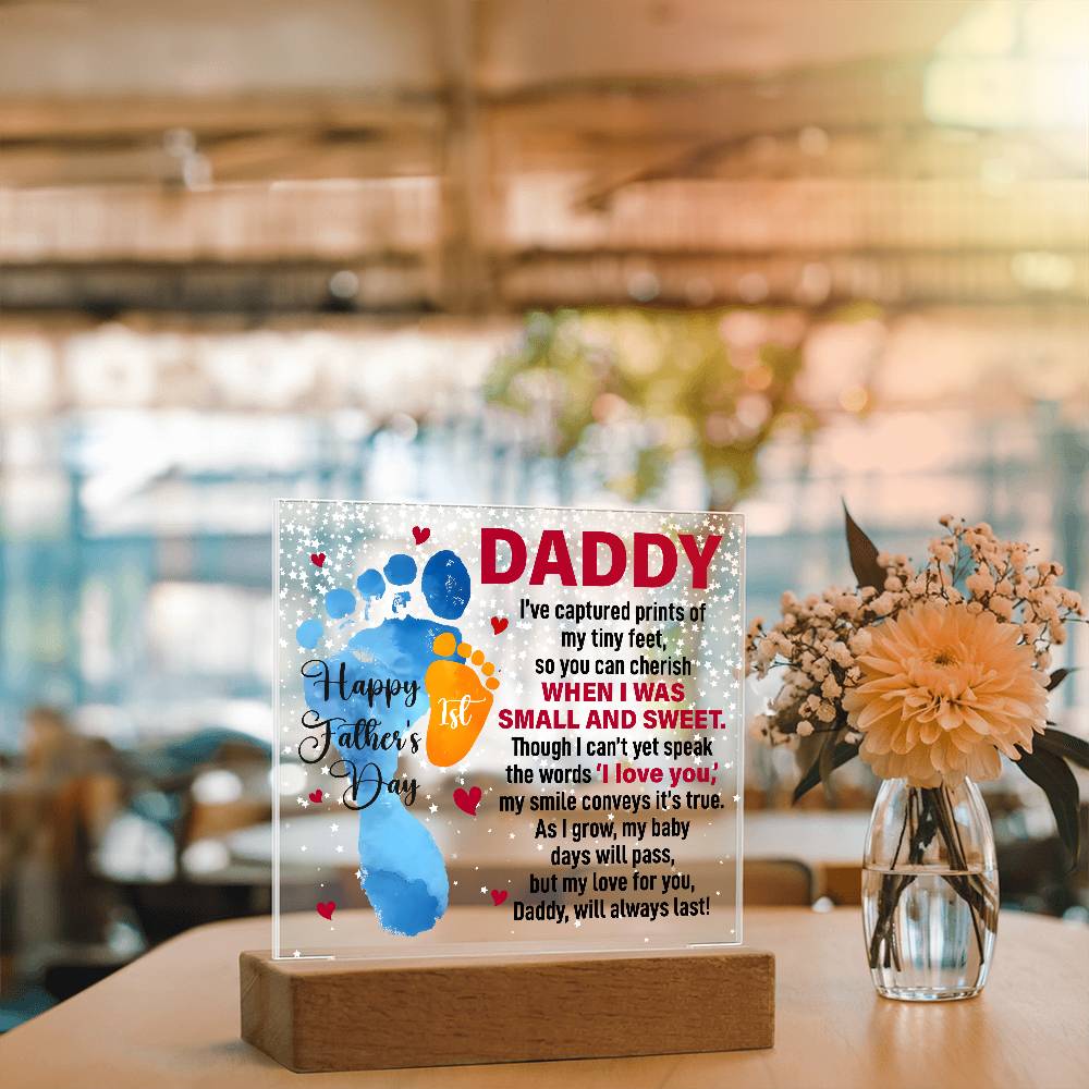 When I Was Small and Sweet - Acrylic Square